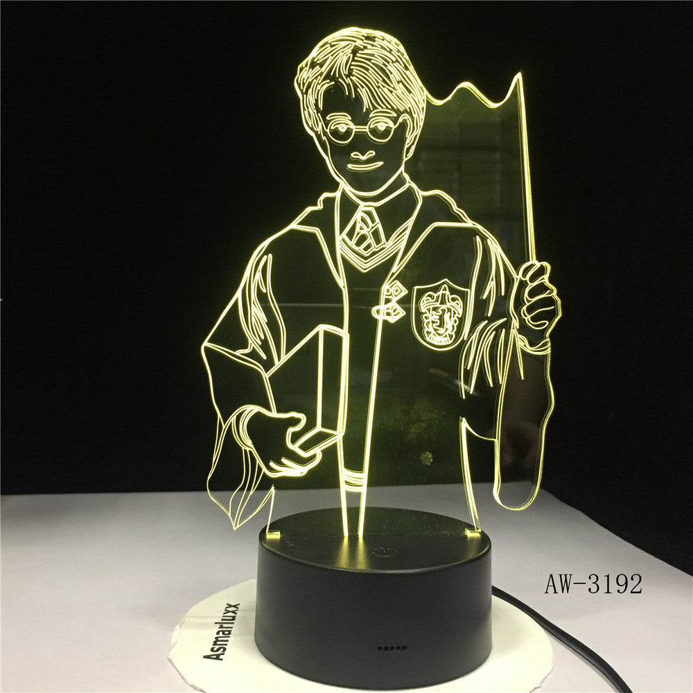 3D Harry Potter Night Light