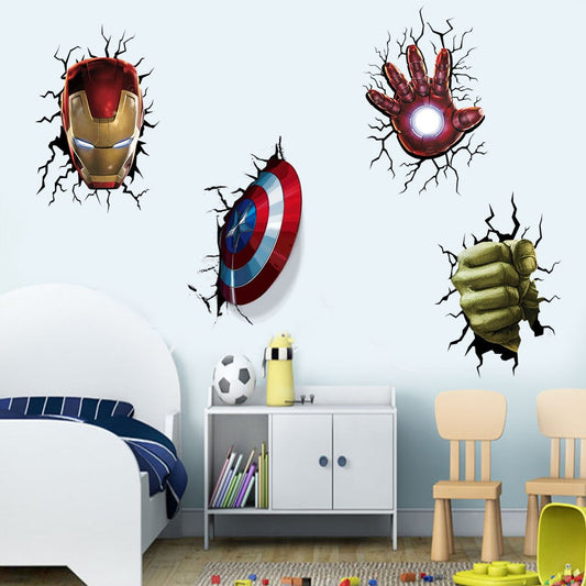 3D Avengers Bedroom Wall Stickers