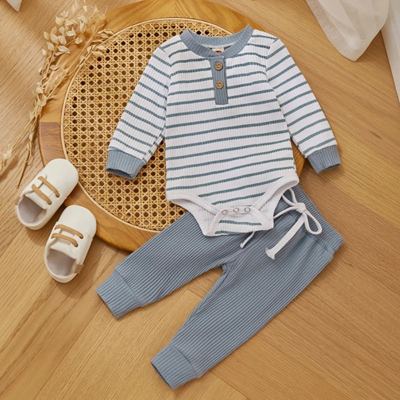 Long Sleeve Romper Set